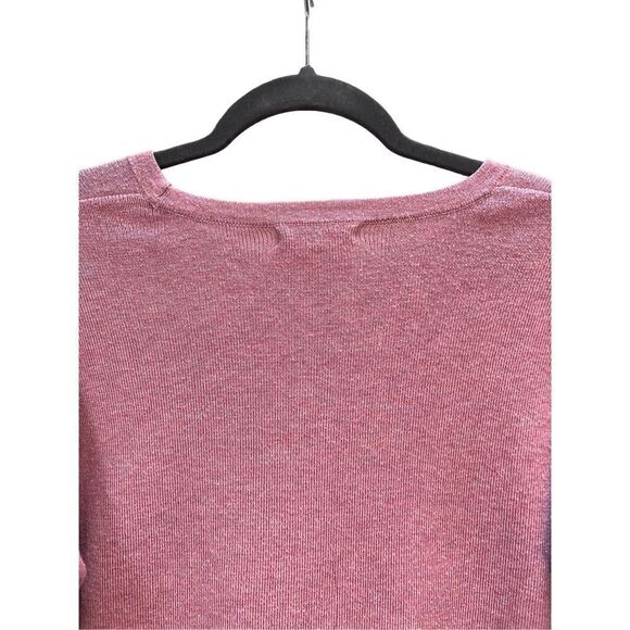 Retrology Women's Pink Pullover Knot Front Sweater Size Medium - Picture 5 of 16